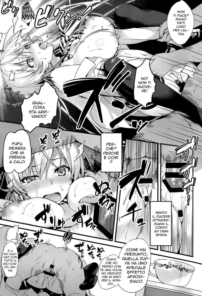 (COMIC1☆9) [MUGENKIDOU A (Tomose Shunsaku)] Erina-sama to Choushoku o | Strani Appetiti (Shokugeki no Soma) [Italian] image number 12