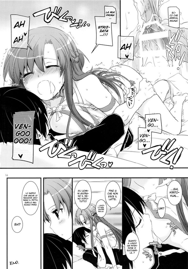 (C85) [Digital Lover (Nakajima Yuka)] D.L. action 83 | Dormire fa Bene (Sword Art Online) [Italian] Bildnummer 15