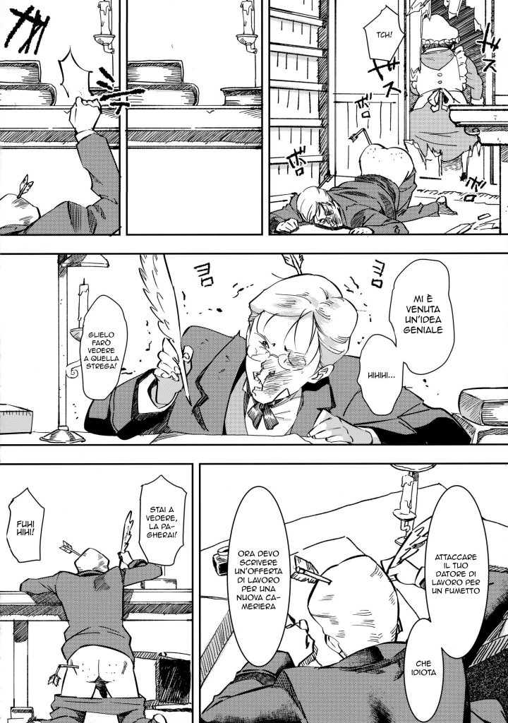 (C91) [GOLD KOMAN SEX (Bakushishi AT)] Ganso! Kasshoku Kokumaro Funnyuu Maid!!! | Le Tette della Nuova Cameriera [Italian] 画像番号 6