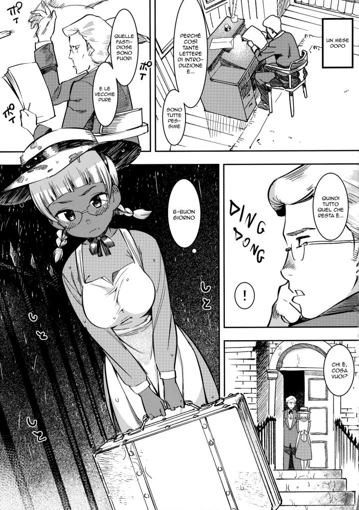 (C91) [GOLD KOMAN SEX (Bakushishi AT)] Ganso! Kasshoku Kokumaro Funnyuu Maid!!! | Le Tette della Nuova Cameriera [Italian] 画像番号 7