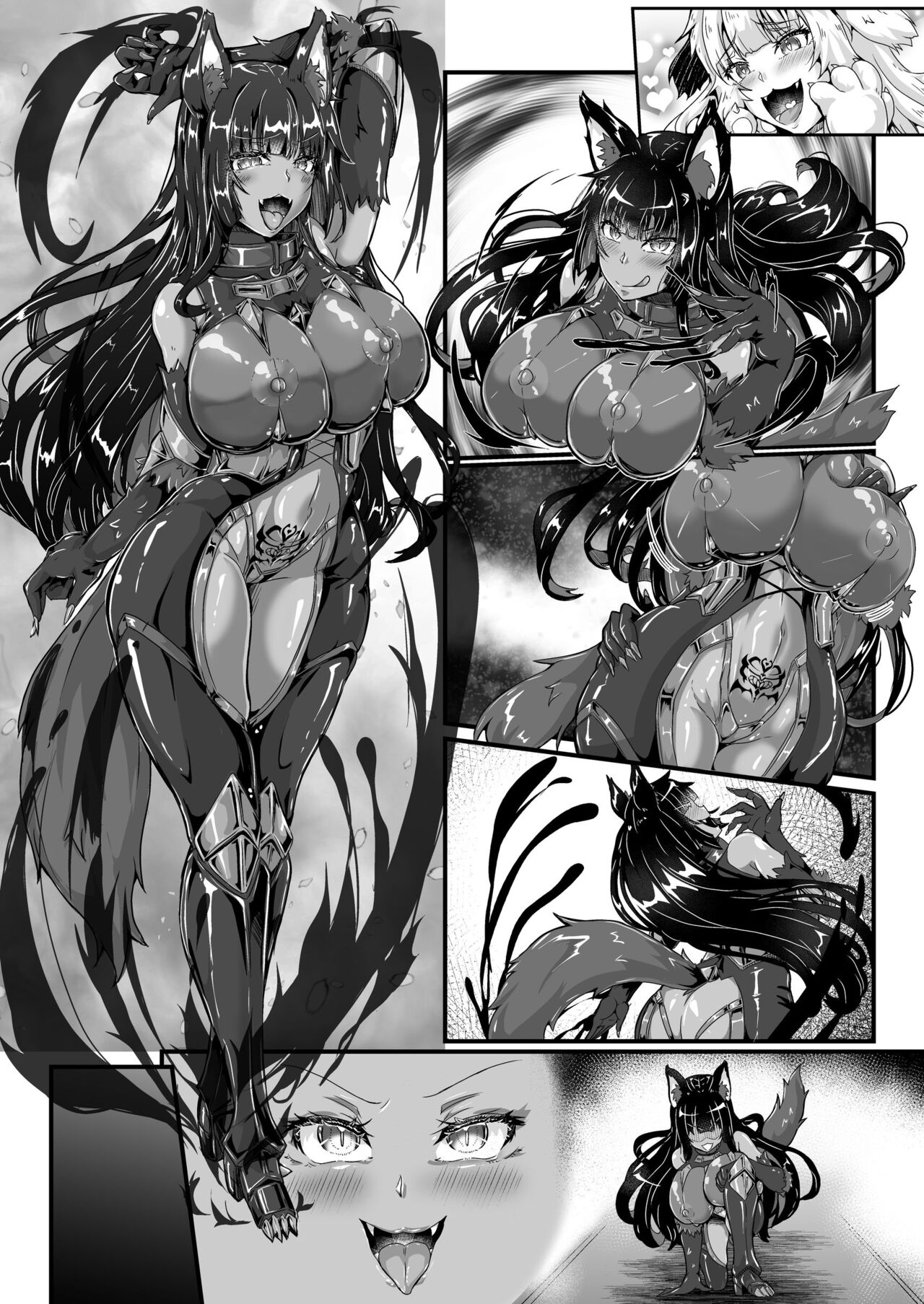 [聖華快楽書店 (エルトリア、kitsuan、みさかな)] 退魔忍アリシアの受難 ～妖魔に敗北した退魔忍は悪堕ち洗脳調教～ Bildnummer 64