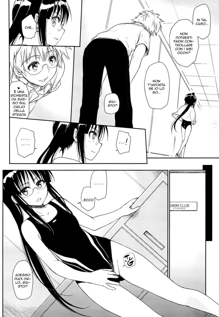 (COMIC1☆9) [Takumi na Muchi (Takumi na Muchi)] Megane no Yoshimi R | Il Costume da Bagno (Nisekoi) [Italian] imagen número 7