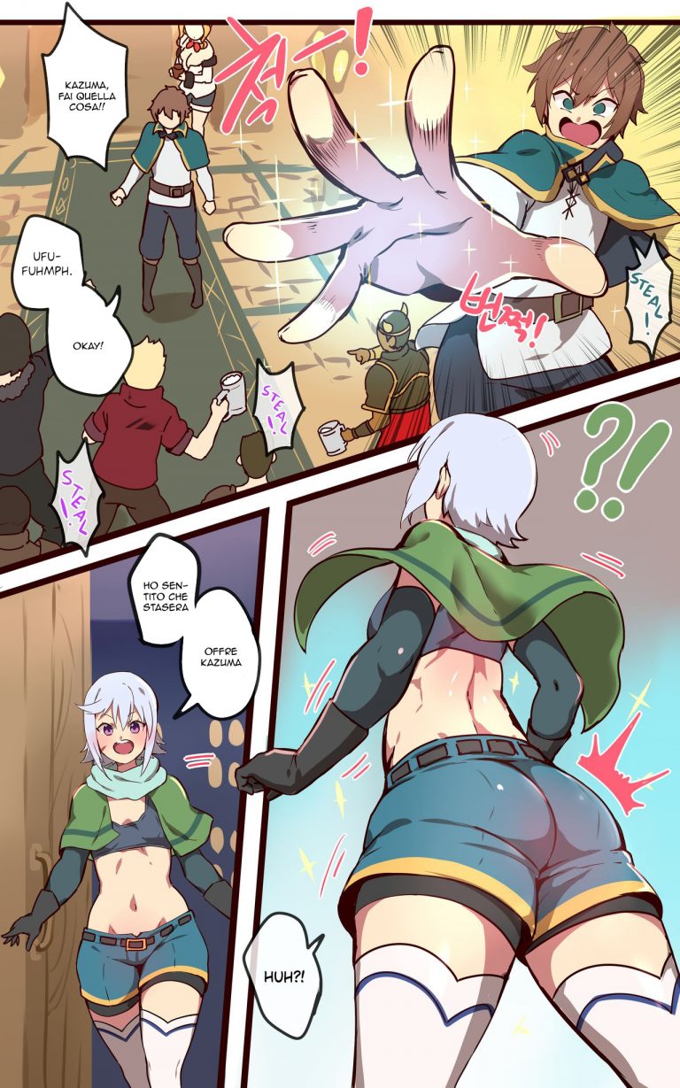 [ooyun] Kono Subarashii Sekai ni Syukufuku o! | La Festa di Paese (Kono Subarashii Sekai ni Syukufuku o!) [Italian] numero di immagine  2