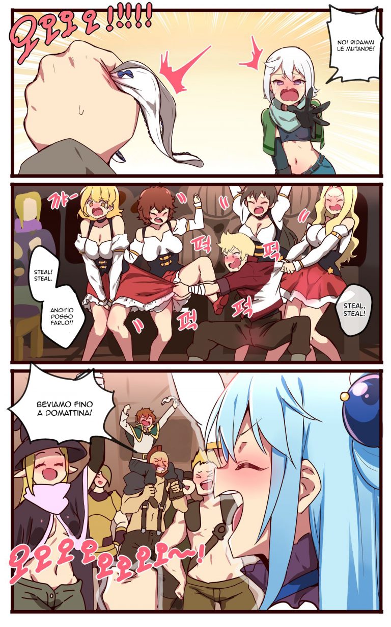 [ooyun] Kono Subarashii Sekai ni Syukufuku o! | La Festa di Paese (Kono Subarashii Sekai ni Syukufuku o!) [Italian] numero di immagine  3