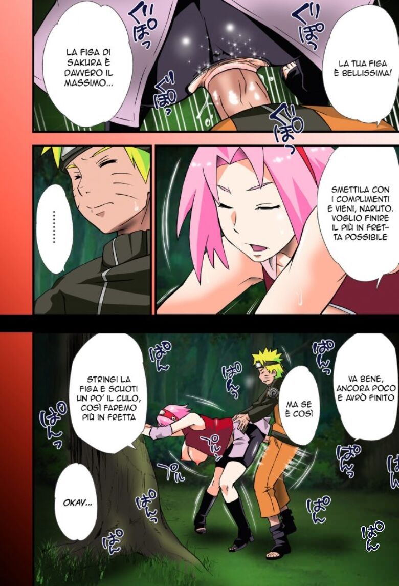 (C97) [Karakishi Youhei-dan Shinga (Sahara Wataru)] Ikimono Gakari | La Fortuna della Volpe (Naruto) [Italian] [Colorized] [Decensored] 图片编号 4