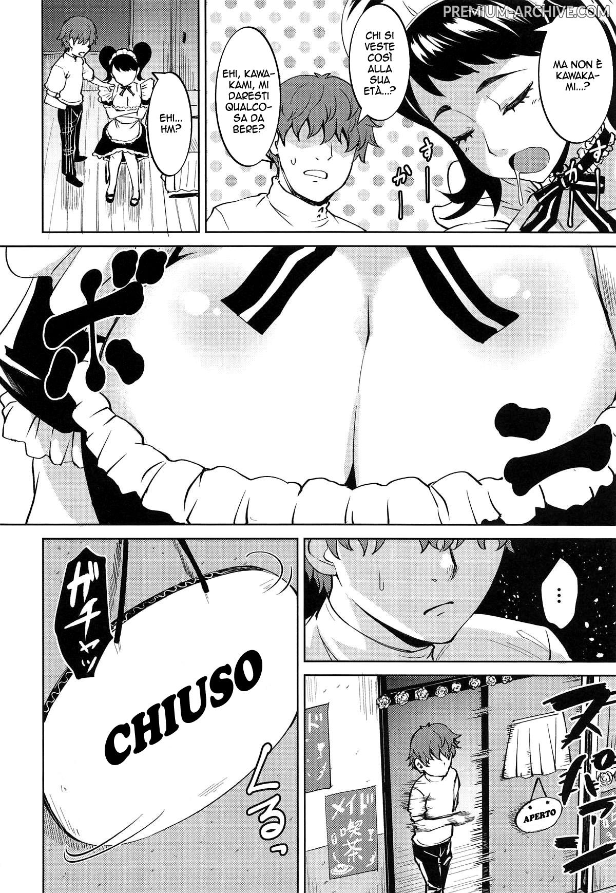 (C96) [Wareme (Coupe)] Bekky Nani Sarete mo Okinai Setsu | La Teoria per cui Non Succede Mai Niente (Persona 5) [Italian] image number 5