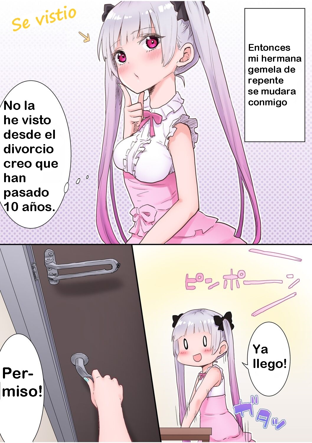 [LIN] Futago Shimai-chan no Yuri Seikatsu Ch. 1-10 [Spanish][No Name] [Digital] numero di immagine  8