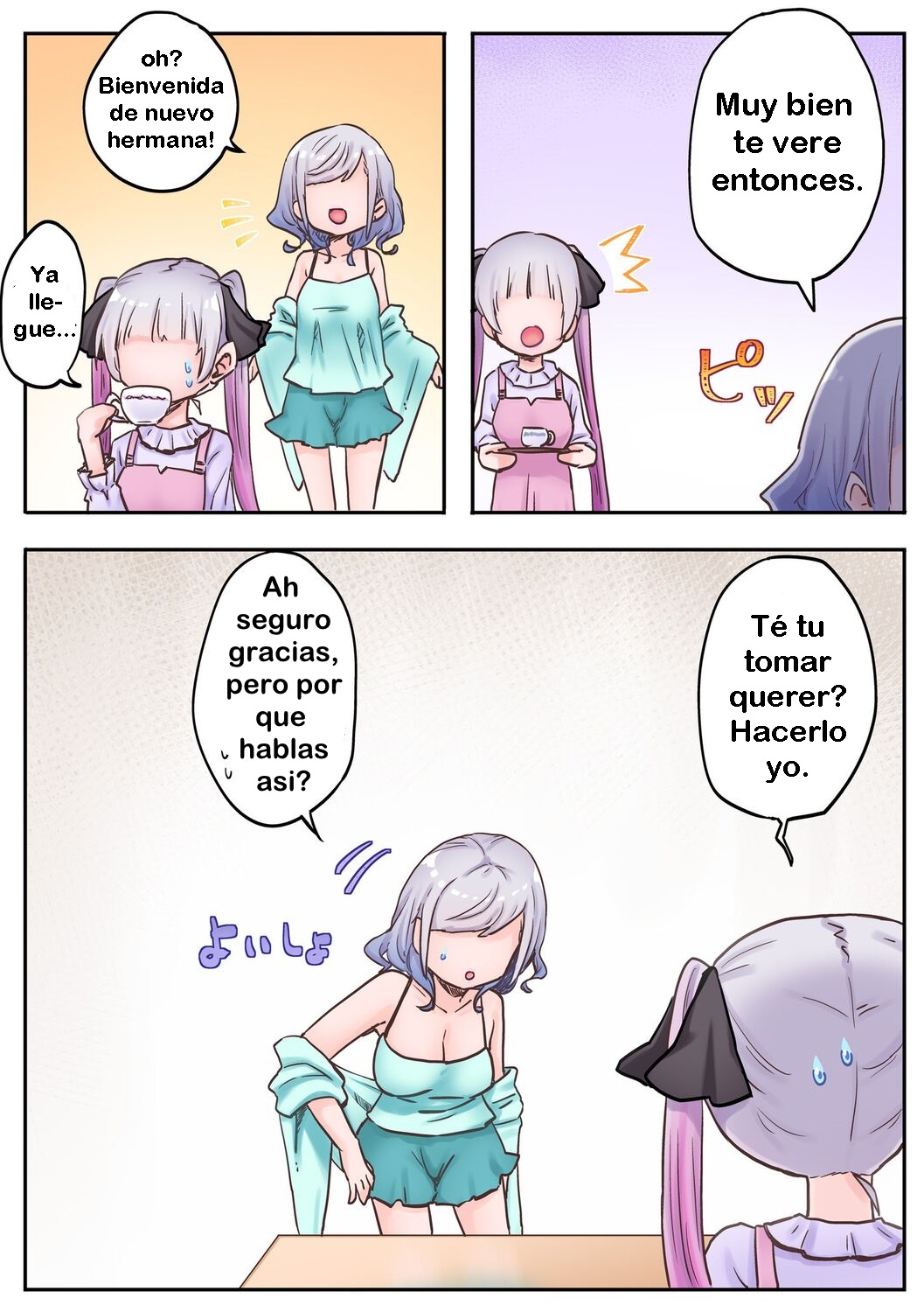 [LIN] Futago Shimai-chan no Yuri Seikatsu Ch. 1-10 [Spanish][No Name] [Digital] numero di immagine  37