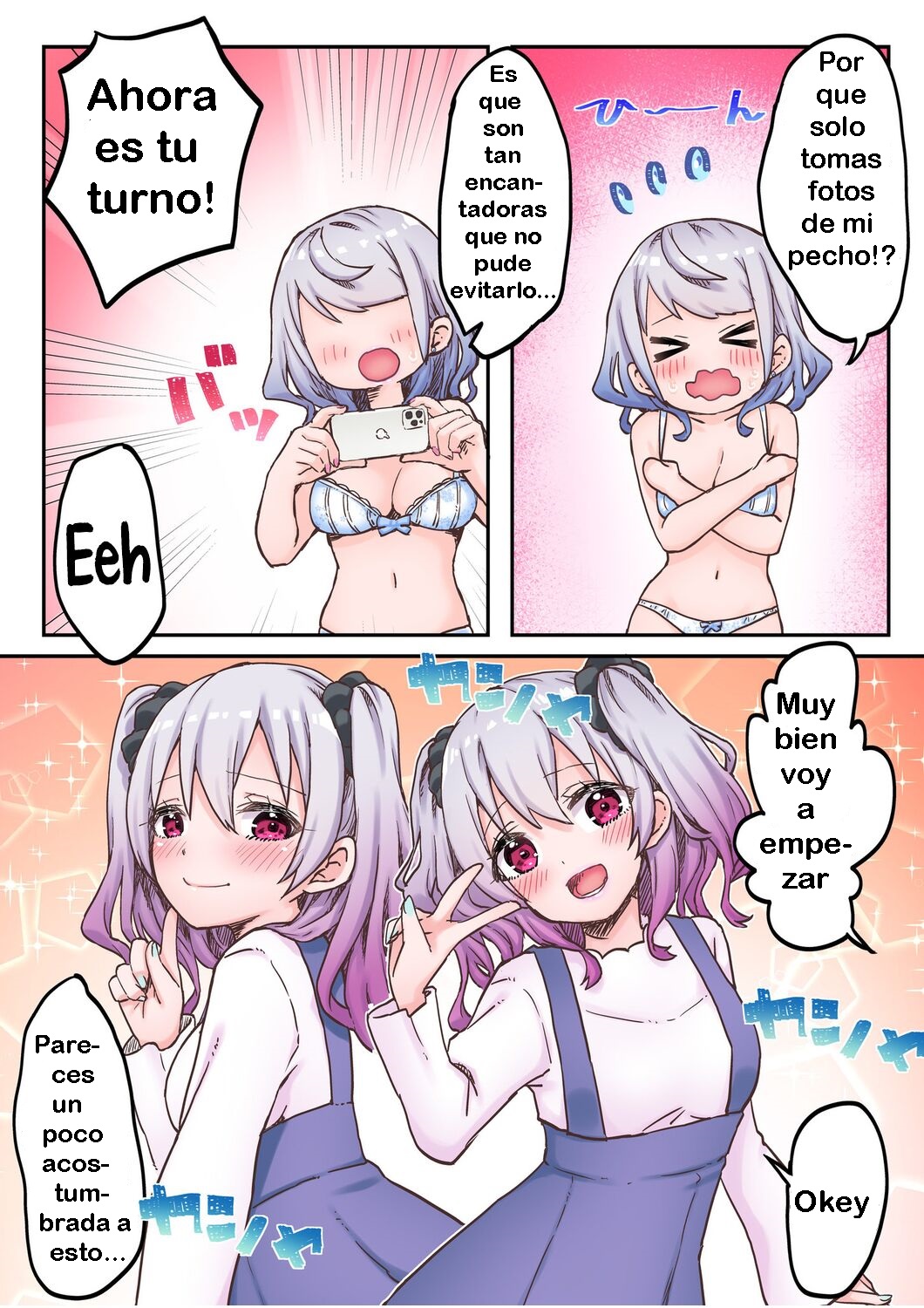 [LIN] Futago Shimai-chan no Yuri Seikatsu Ch. 1-10 [Spanish][No Name] [Digital] numero di immagine  125