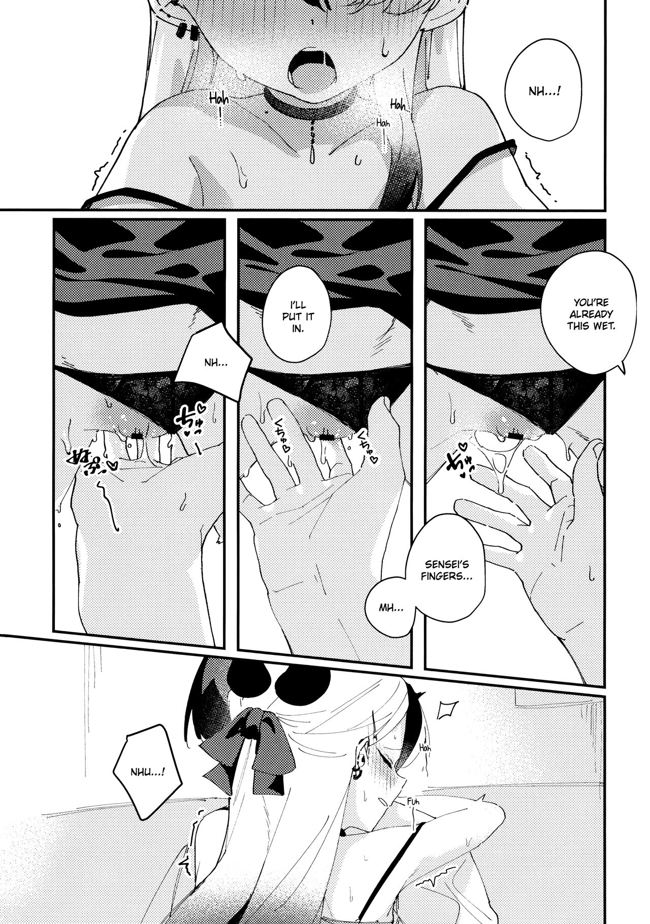 (Sensei no Archive 11) [Tosen Heavy Industry (Fataaa)] Otona-tic ni Bitter-sweet - Bitter-sweet, Grown-up-ishly (Blue Archive) [English] [DAJI's TLs] 图片编号 10