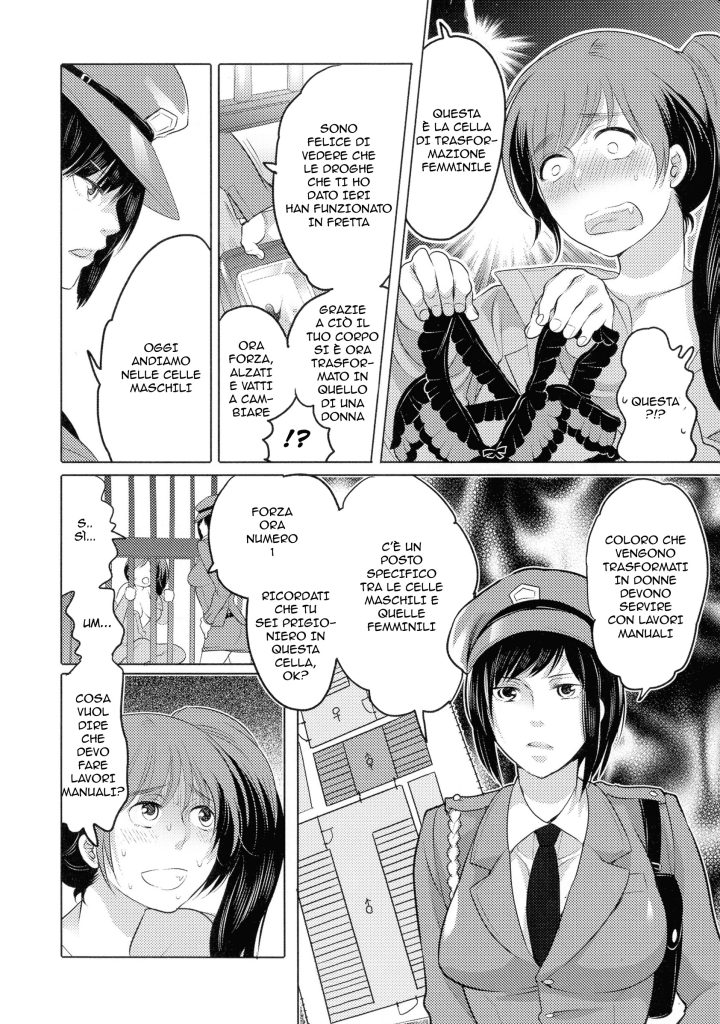 [Inochi Wazuka] Ryoshuu ~Meguru Inga no.... | Diventare una Prigioniera (Nyotaika Senka♥) [Italian] 图片编号 4