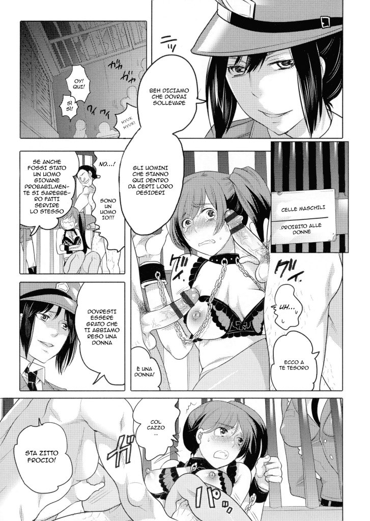 [Inochi Wazuka] Ryoshuu ~Meguru Inga no.... | Diventare una Prigioniera (Nyotaika Senka♥) [Italian] 图片编号 5