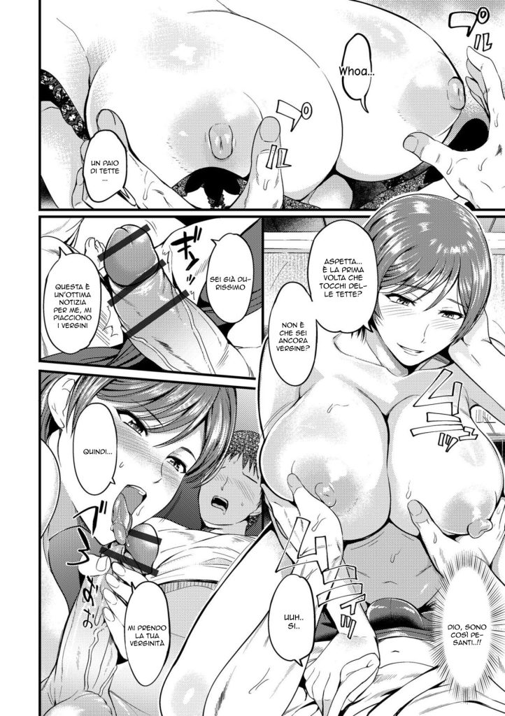 [Hanpera] Ureta karada no naisho no naishoku | Le Milf Spaccano (Oku-san ga Shiranai Kairaku) [Italian] [Digital] 画像番号 6