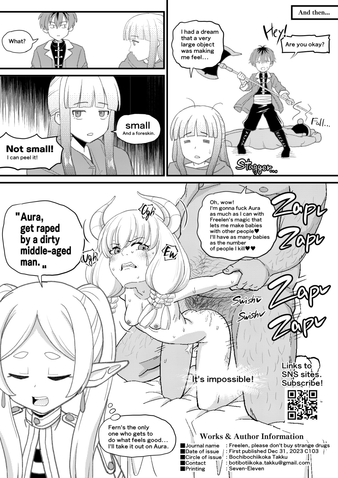 [botibotiikoka (takku)] Frieren-sama henna kusuri o kau no wa oyame kudasai | Freelen,please don't buy strange drugs. (Sousou no Frieren) [English] [Decensored] [Digital] image number 8
