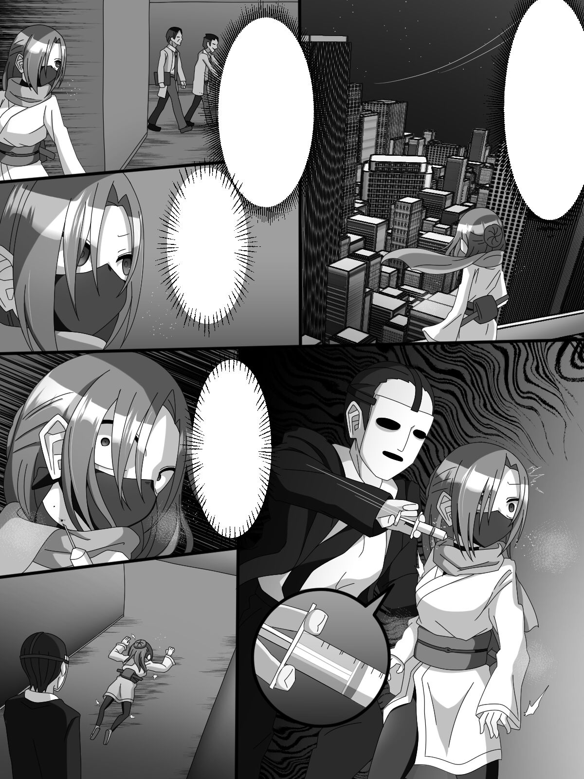 [Kitakami Kobo] Fujimi Taika no On'na Ninja FutaNin Tsubaki изображение № 32