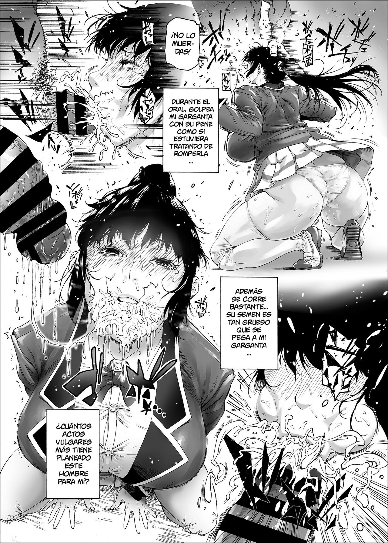 [Kocho Kocho Koukou (Bonten)] NTR-EX2 Kare ni wa Ienai Mesu Ochi Life [Spanish] [NILG] [Digital] image number 6