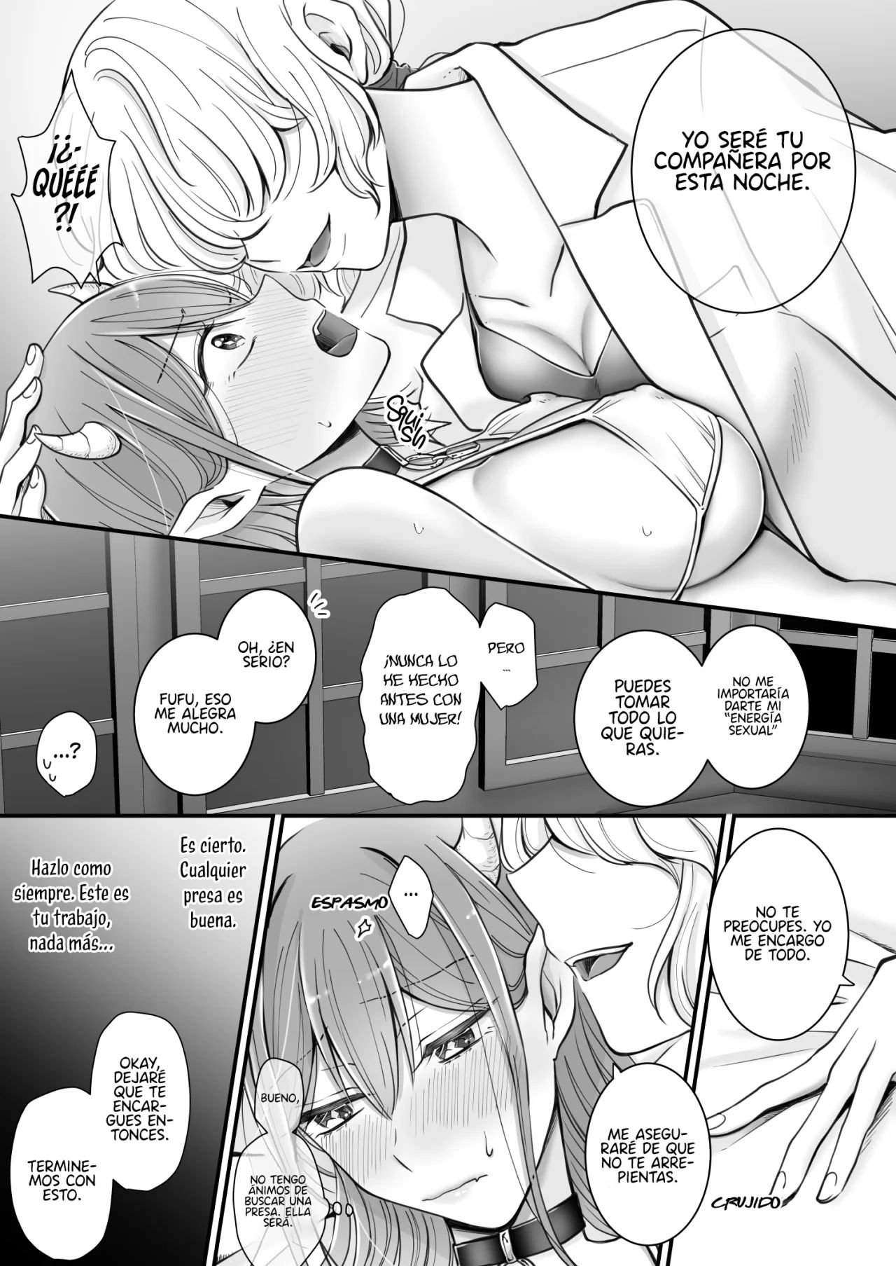 [U League (Yusuri)] Yuri de Succubus! vol. 1 ~Inma no Atashi ga Ningen no Onna ni Koi da Nante!~  | Yuri de Succubus  Vol. 1 No puedo creer que haya caido por una humana [Spanish] [Yuri Island] 画像番号 8