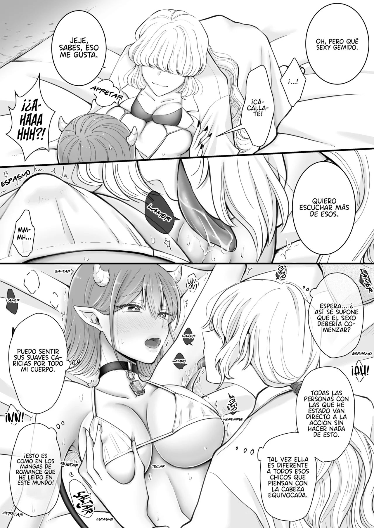 [U League (Yusuri)] Yuri de Succubus! vol. 1 ~Inma no Atashi ga Ningen no Onna ni Koi da Nante!~  | Yuri de Succubus  Vol. 1 No puedo creer que haya caido por una humana [Spanish] [Yuri Island] 画像番号 10