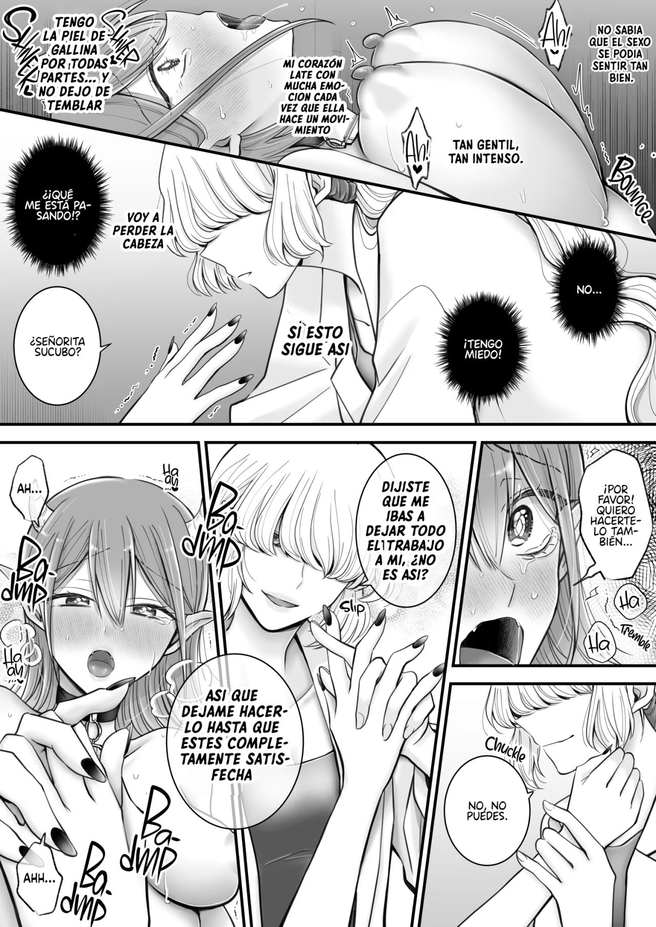 [U League (Yusuri)] Yuri de Succubus! vol. 1 ~Inma no Atashi ga Ningen no Onna ni Koi da Nante!~  | Yuri de Succubus  Vol. 1 No puedo creer que haya caido por una humana [Spanish] [Yuri Island] 画像番号 19