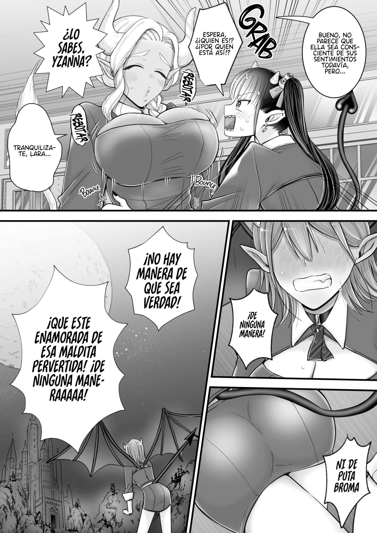 [U League (Yusuri)] Yuri de Succubus! vol. 1 ~Inma no Atashi ga Ningen no Onna ni Koi da Nante!~  | Yuri de Succubus  Vol. 1 No puedo creer que haya caido por una humana [Spanish] [Yuri Island] 画像番号 44