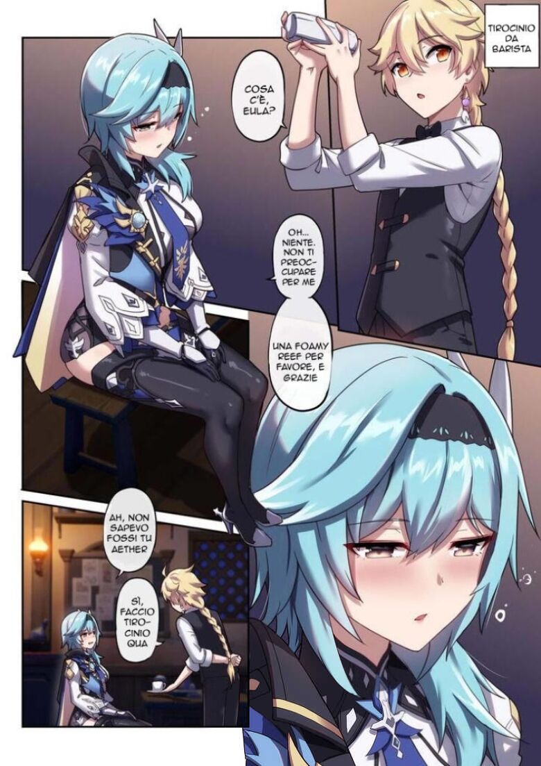 [Longbow Flintlock] Eula no Yotta Koudou | Un Bicchiere di Troppo (Genshin Impact) [Italian] 图片编号 1