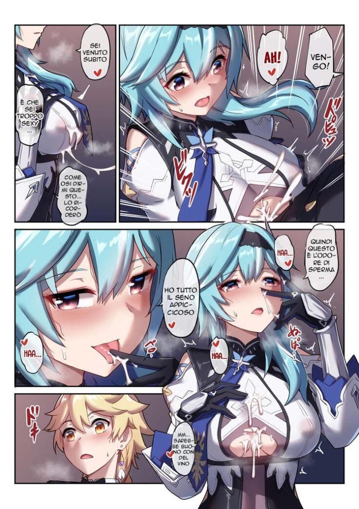 [Longbow Flintlock] Eula no Yotta Koudou | Un Bicchiere di Troppo (Genshin Impact) [Italian] 图片编号 8