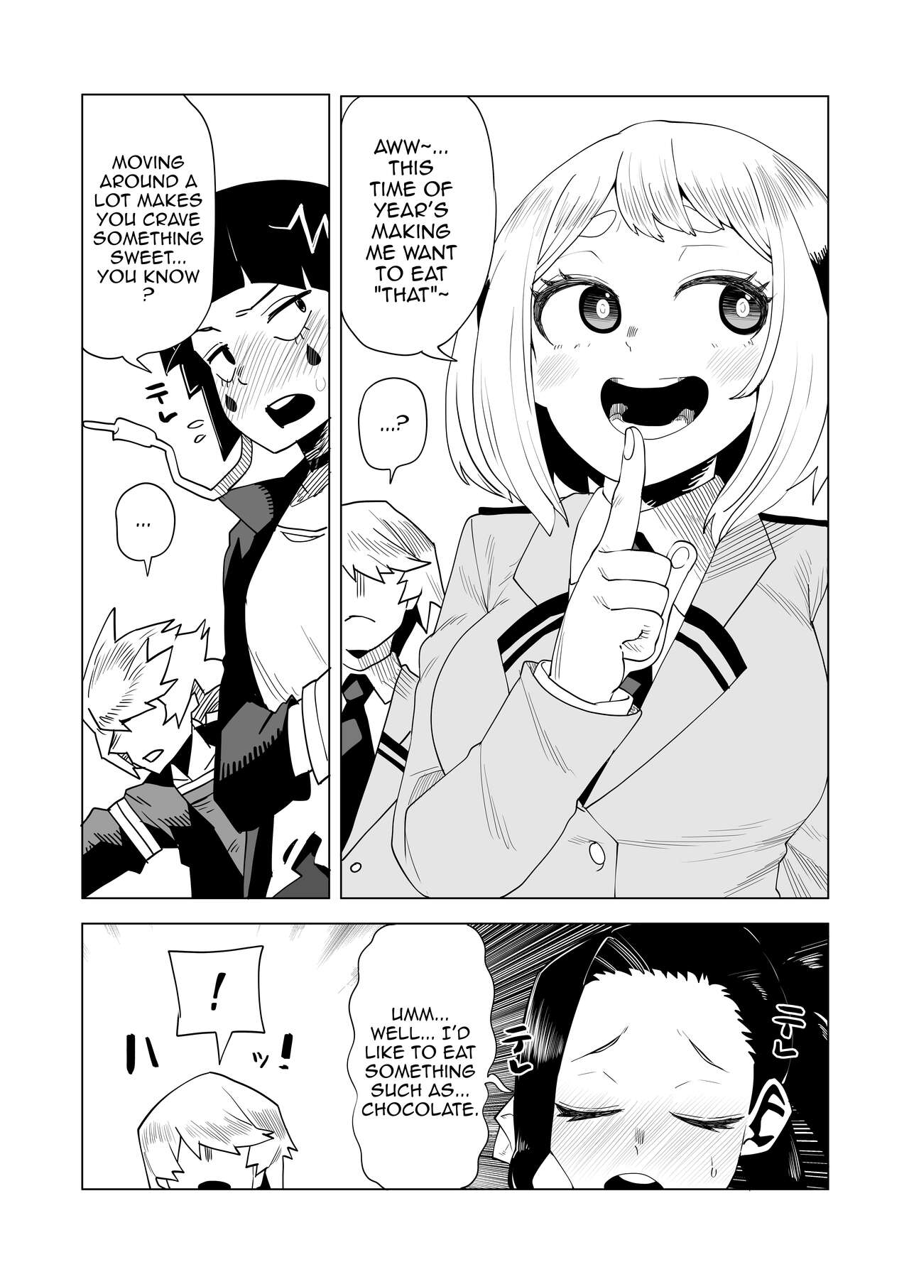 [Oekaki Kaki] Teisou Gyakuten Mono Valentine no Baai | Inverted Morality Academia ~Valentine's Case~ (Boku no Hero Academia) [English] {Doujins.com} изображение № 1