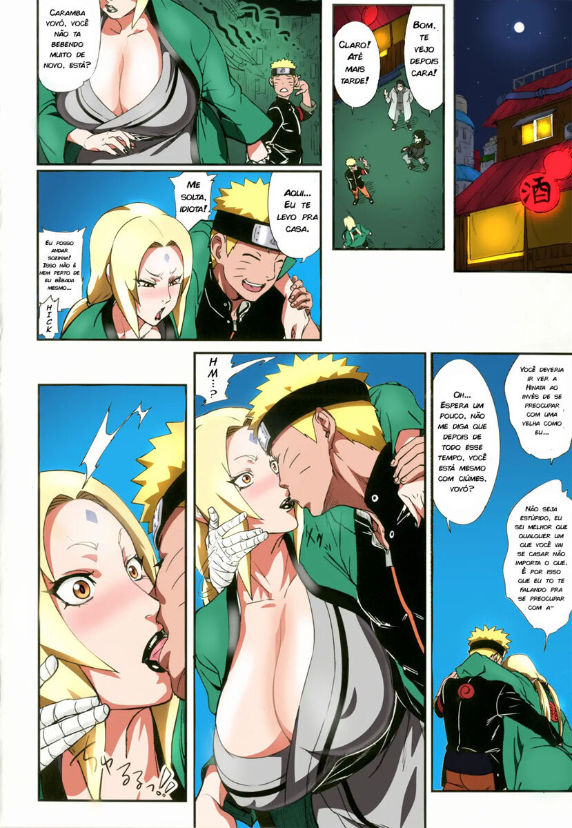 [Aroma Gaeru (Numahana)] Jukumitsuki Intouden 2   Debauchery of a Mature Honeypot Princess Ch 2 (Naruto) [Portuguese-BR] [Colorido] image number 3