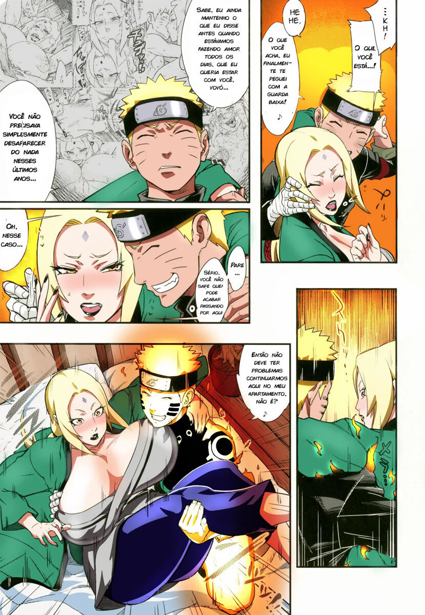 [Aroma Gaeru (Numahana)] Jukumitsuki Intouden 2   Debauchery of a Mature Honeypot Princess Ch 2 (Naruto) [Portuguese-BR] [Colorido] image number 4