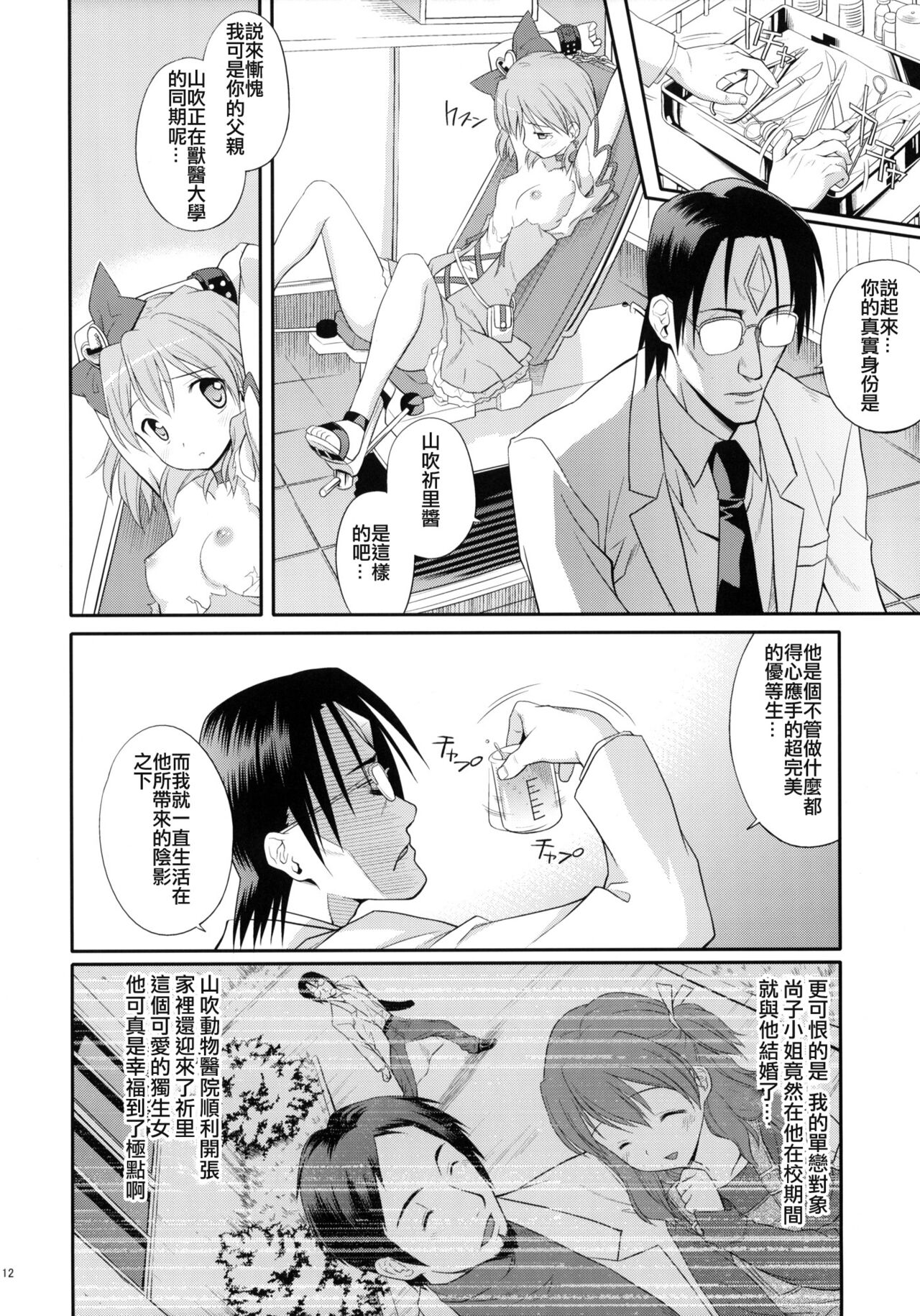 (C76) [Houenken (Inase Shinya)] prayer pain (Fresh Precure) [Chinese] [ancient个人机翻汉化] изображение № 12