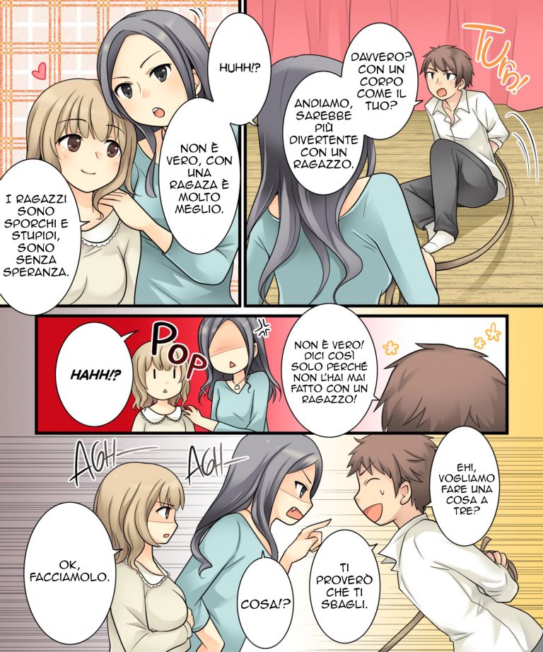 [Amuai Okashi Seisakusho (Kuratsuka Riko)] Leskko ni Otoko no Yosa o Oshieyou to Shitara Nyotaika Choukyou Sareta Ore | Un Tiro Mancino [Italian] [Decensored] imagen número 3