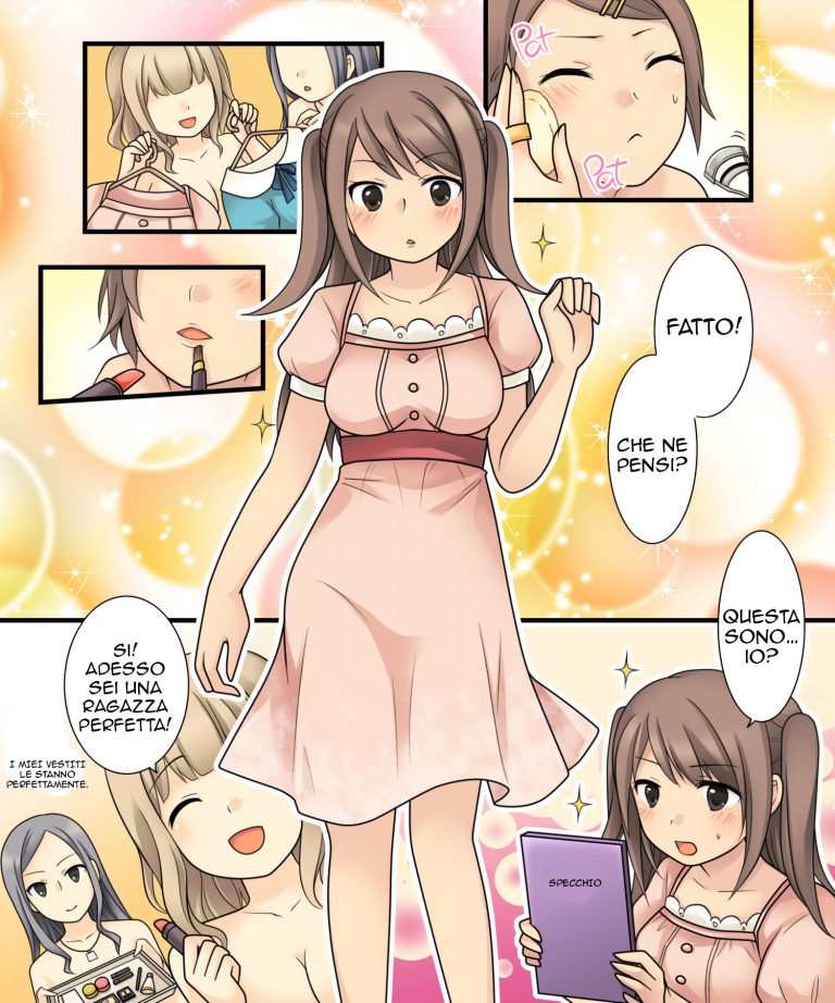 [Amuai Okashi Seisakusho (Kuratsuka Riko)] Leskko ni Otoko no Yosa o Oshieyou to Shitara Nyotaika Choukyou Sareta Ore | Un Tiro Mancino [Italian] [Decensored] imagen número 32