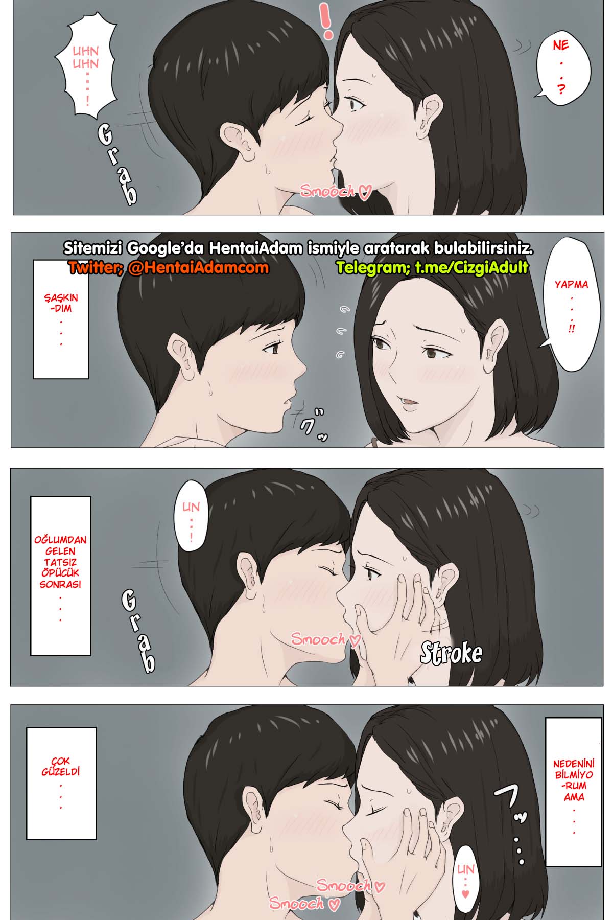 (Horsetail) Mother and No Other!! (Seksi Annem) 1-4 [Turkish] [hentaiadam] Bildnummer 37