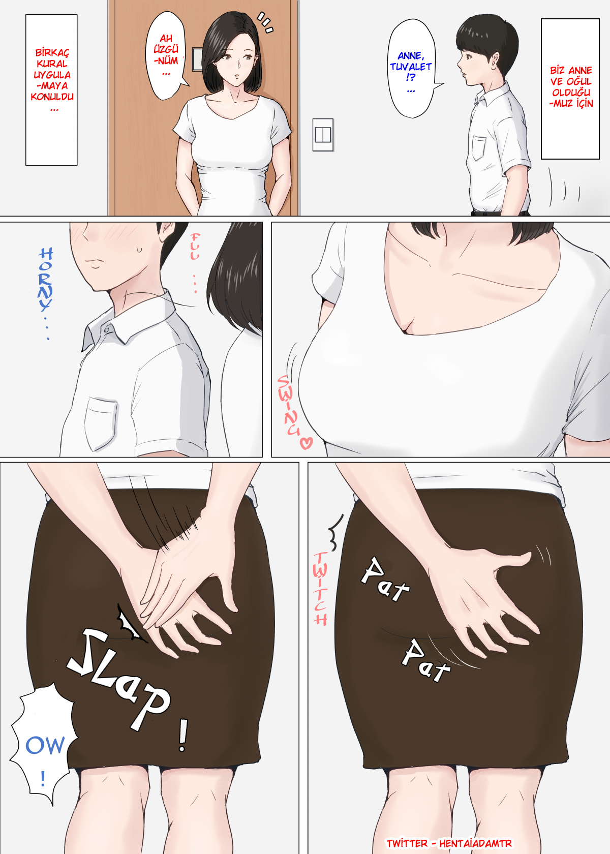 (Horsetail) Mother and No Other!! (Seksi Annem) 1-4 [Turkish] [hentaiadam] Bildnummer 44