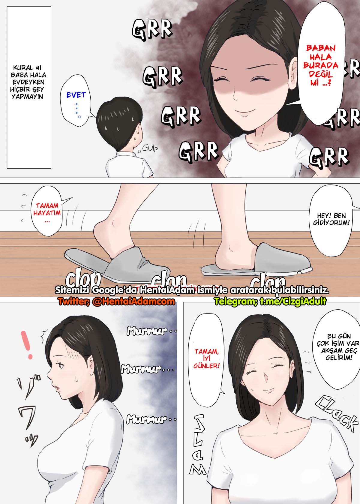 (Horsetail) Mother and No Other!! (Seksi Annem) 1-4 [Turkish] [hentaiadam] Bildnummer 45