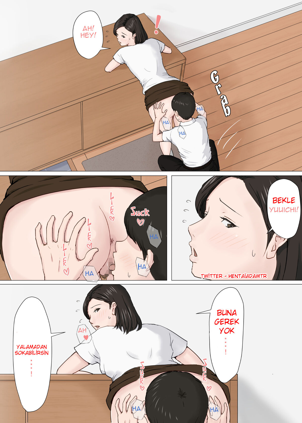 (Horsetail) Mother and No Other!! (Seksi Annem) 1-4 [Turkish] [hentaiadam] Bildnummer 47