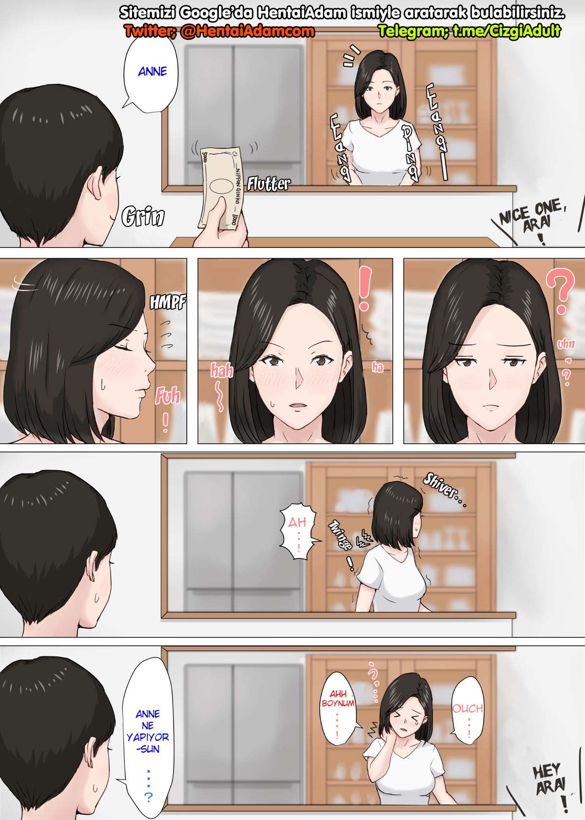 (Horsetail) Mother and No Other!! (Seksi Annem) 1-4 [Turkish] [hentaiadam] Bildnummer 64