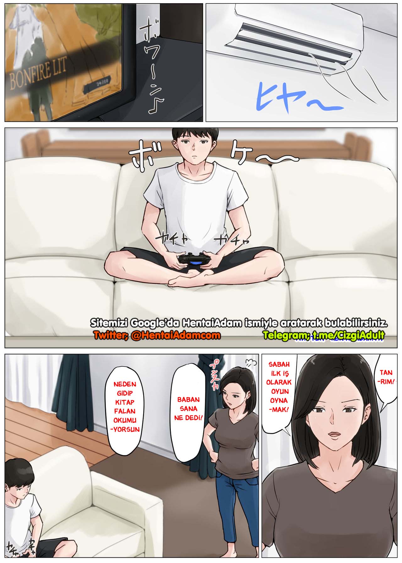 (Horsetail) Mother and No Other!! (Seksi Annem) 1-4 [Turkish] [hentaiadam] Bildnummer 103