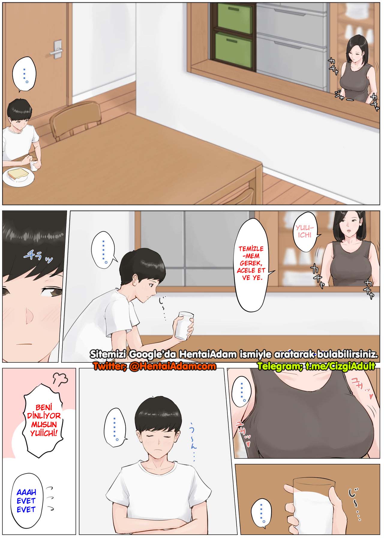 (Horsetail) Mother and No Other!! (Seksi Annem) 1-4 [Turkish] [hentaiadam] Bildnummer 139