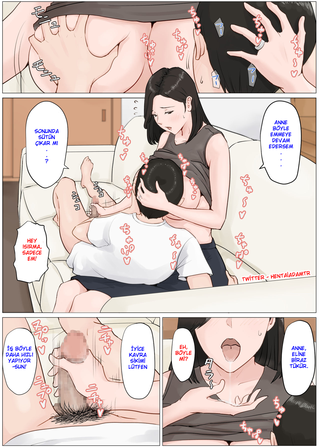 (Horsetail) Mother and No Other!! (Seksi Annem) 1-4 [Turkish] [hentaiadam] Bildnummer 142
