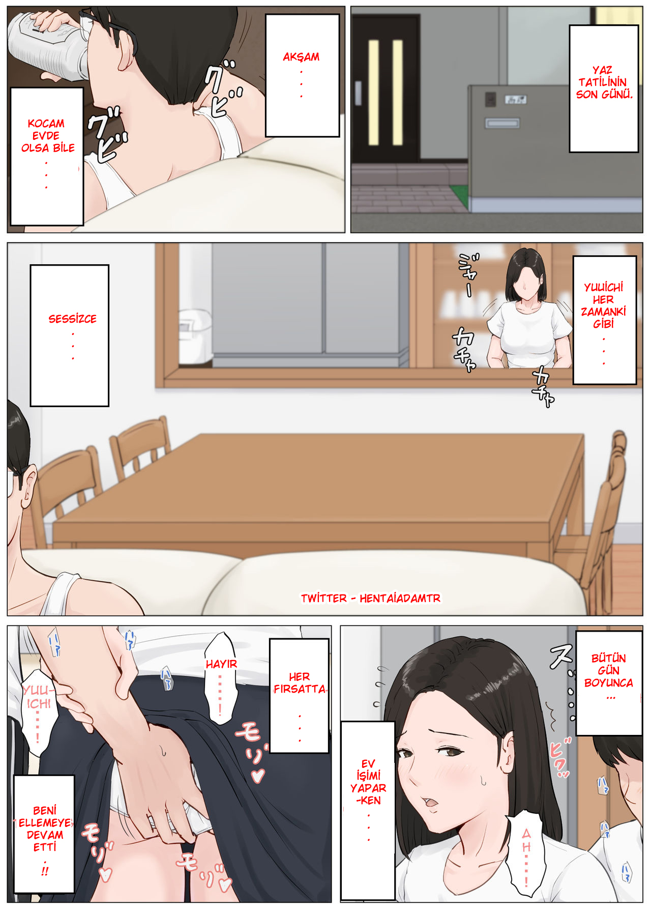 (Horsetail) Mother and No Other!! (Seksi Annem) 1-4 [Turkish] [hentaiadam] Bildnummer 169