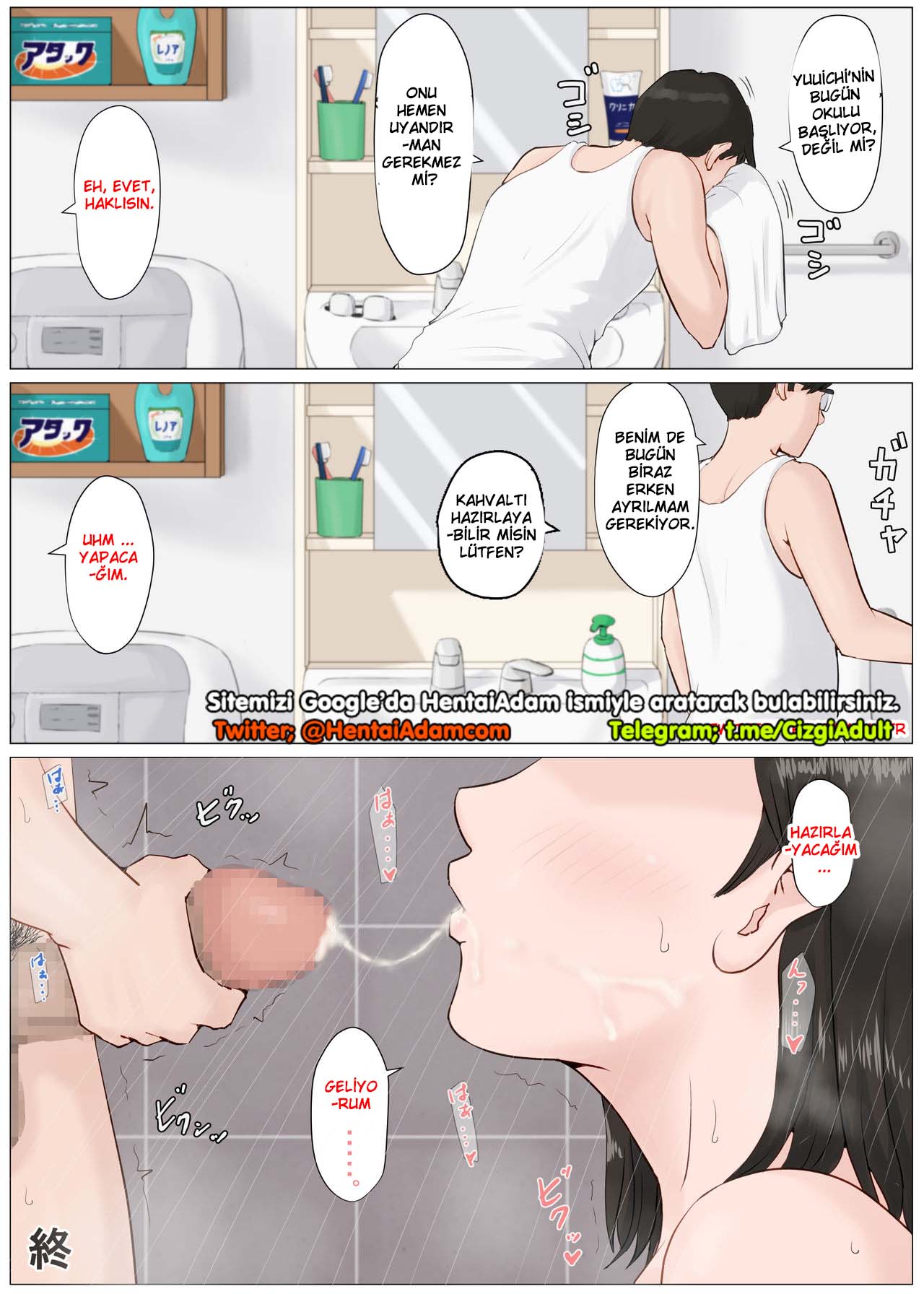 (Horsetail) Mother and No Other!! (Seksi Annem) 1-4 [Turkish] [hentaiadam] Bildnummer 189