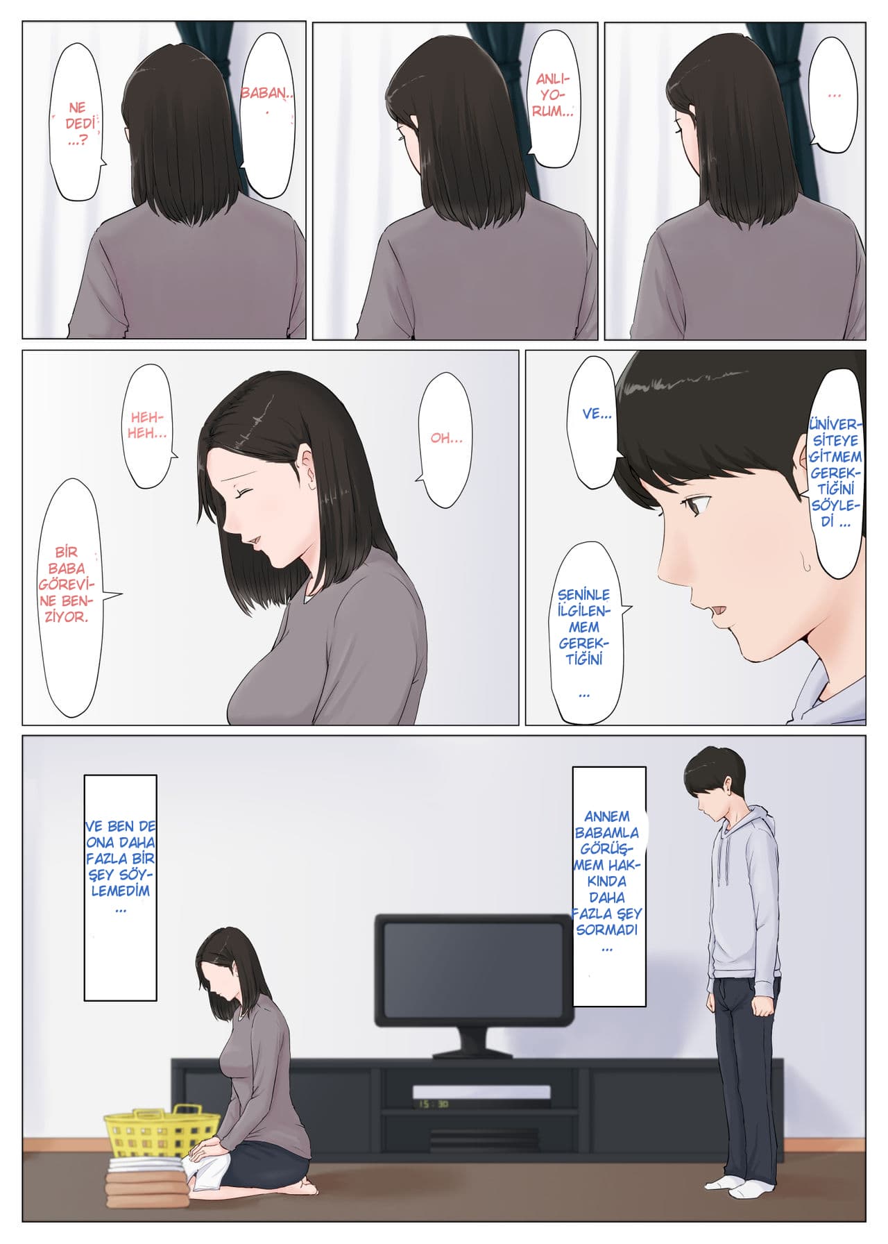 (Horsetail) Mother and No Other!! (Seksi Annem) 6 [Turkish] [hentaiadam] 图片编号 13