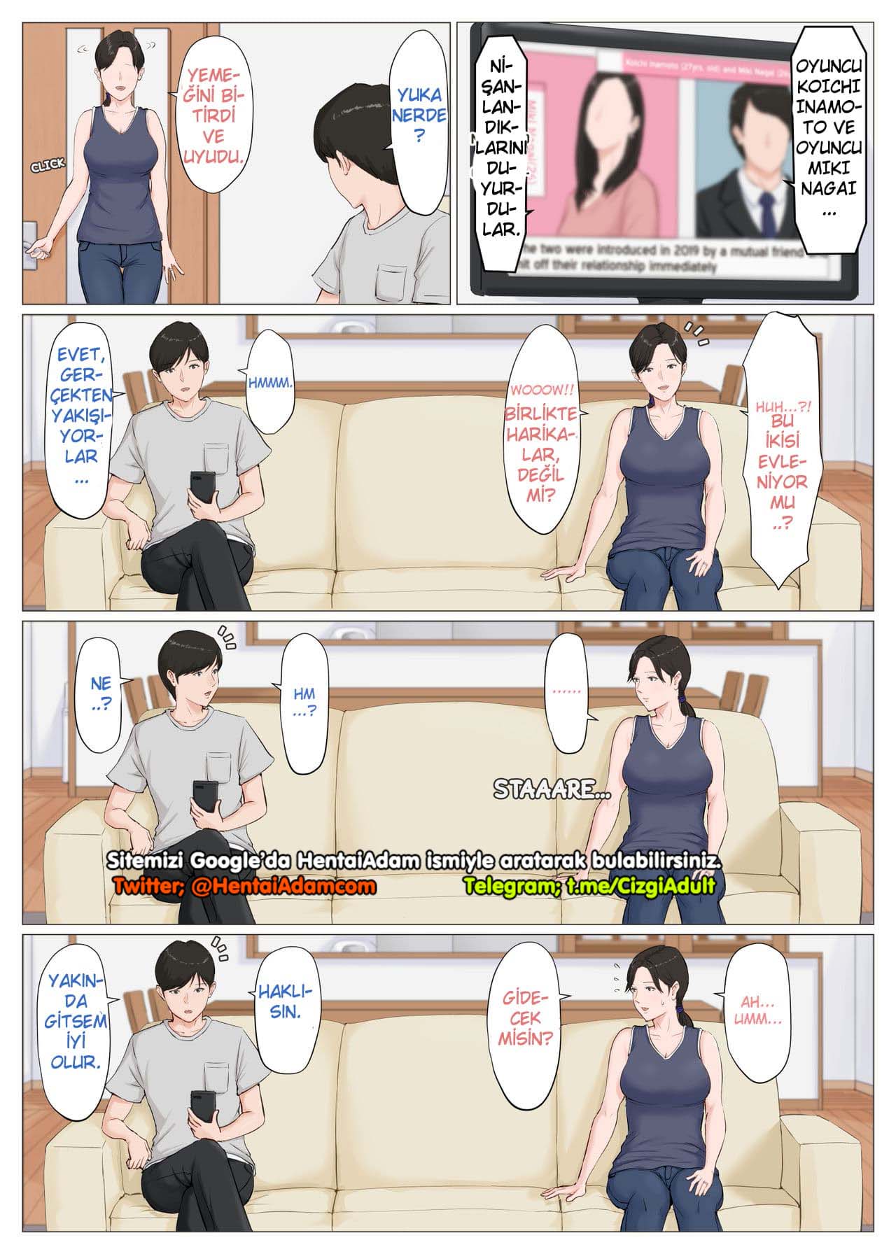 (Horsetail) Mother and No Other!! (Seksi Annem) 6 [Turkish] [hentaiadam] 图片编号 86