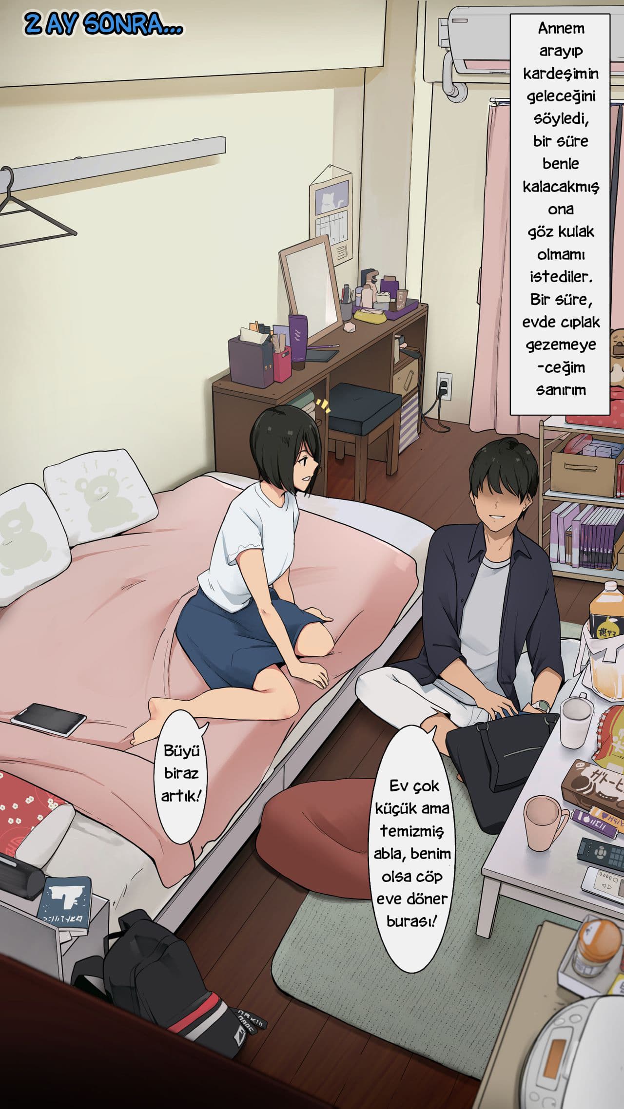(Wakamatsu) A college girl's laziest day (Ablam Sarhoş Olunca!) [Turkish] [hentaiadam] image number 4