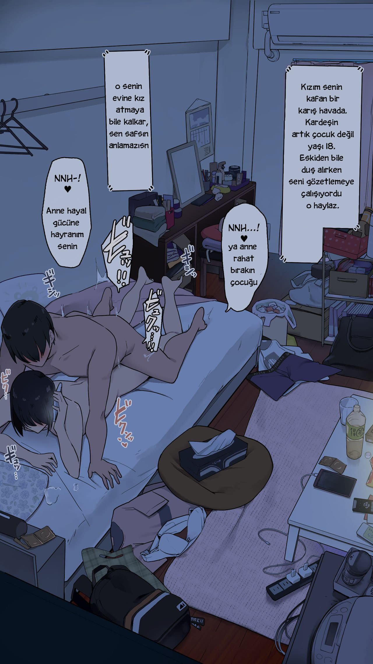 (Wakamatsu) A college girl's laziest day (Ablam Sarhoş Olunca!) [Turkish] [hentaiadam] image number 25