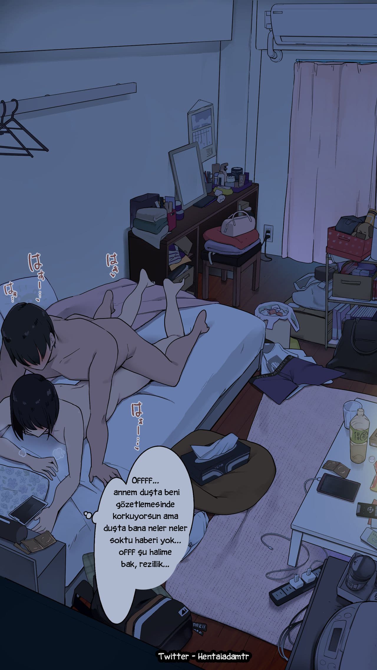 (Wakamatsu) A college girl's laziest day (Ablam Sarhoş Olunca!) [Turkish] [hentaiadam] image number 26