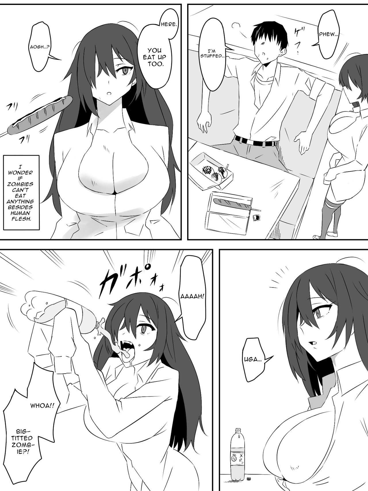 [Circle Kagemusha (Kagemusha)] Zombie Harem Life ~Antibogi no Ore to Bakunyuu Zombie~ | Zombie Harem Life ~My Immunity and the Big-Titted Zombie~ [English] [Selcouth] image number 18