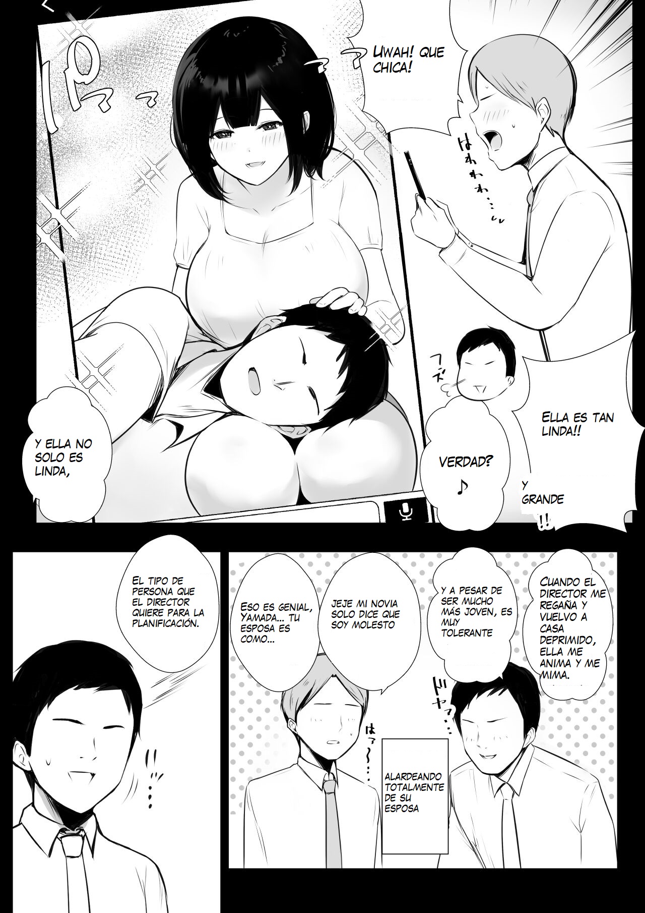 [Akireru Shoujo (Akire)] Boku dake ni Amaesasete Kureru Kyonyuu JK Tsuma o Hoka no Otoko ni Dakasete Mita 6 | Vi a una esposa de preparatoria de grandes pechos que solo deja que otro hombre la mime y abrace 6. [Spanish] [HinamiT] Bildnummer 7