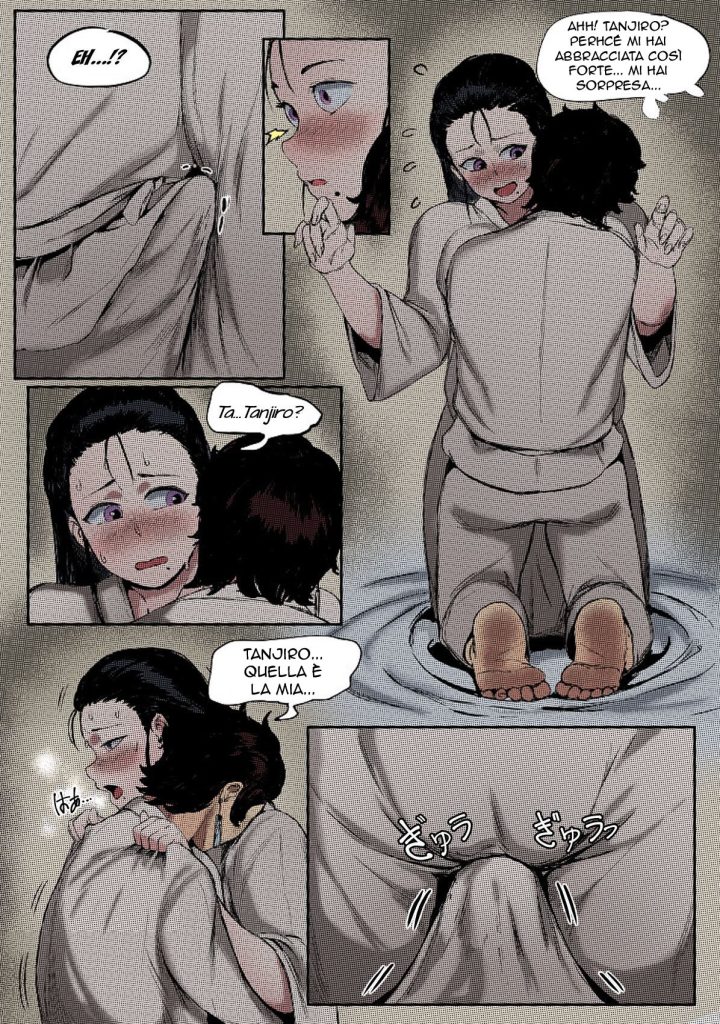 [Tobe] Haha to Watashi (ge) | Un Mondo Senza Demoni (Kimetsu no Yaiba) [English] [Colorized] 图片编号 10